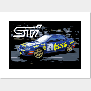 555 STI Colin McRae STI Posters and Art